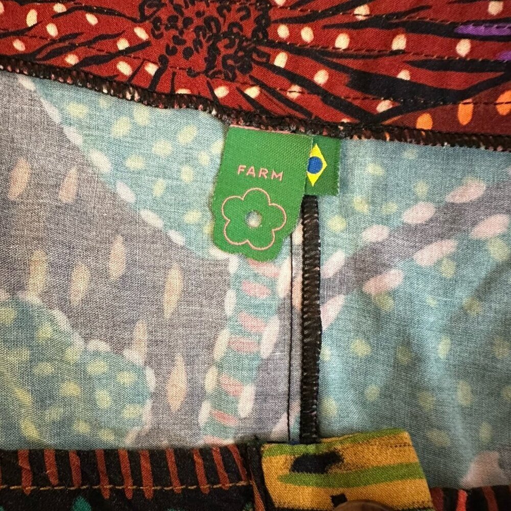Farm Rio printed button front romper - Picture 7 of 7